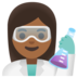 Woman Scientist: Medium-dark Skin Tone Emoji Copy Paste ― 👩🏾‍🔬 - google-android