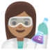 Woman Scientist: Medium Skin Tone Emoji Copy Paste ― 👩🏽‍🔬 - google-android