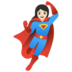 Woman Superhero: Light Skin Tone Emoji Copy Paste ― 🦸🏻‍♀ - google-android