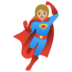 Woman Superhero: Medium-light Skin Tone Emoji Copy Paste ― 🦸🏼‍♀ - google-android