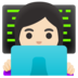 Woman Technologist: Light Skin Tone Emoji Copy Paste ― 👩🏻‍💻 - google-android