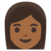 Woman: Medium-dark Skin Tone Emoji Copy Paste ― 👩🏾 - google-android