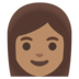 Woman: Medium Skin Tone Emoji Copy Paste ― 👩🏽 - google-android