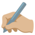Writing Hand: Medium-light Skin Tone Emoji Copy Paste ― ✍🏼 - google-android