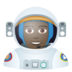 Astronaut: Dark Skin Tone Emoji Copy Paste ― 🧑🏿‍🚀 - joypixels