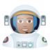 Astronaut: Medium Skin Tone Emoji Copy Paste ― 🧑🏽‍🚀 - joypixels