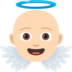 Baby Angel: Light Skin Tone Emoji Copy Paste ― 👼🏻 - joypixels