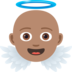 Baby Angel: Medium Skin Tone Emoji Copy Paste ― 👼🏽 - joypixels