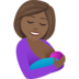 Breast-feeding: Medium-dark Skin Tone Emoji Copy Paste ― 🤱🏾 - joypixels