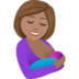 Breast-feeding: Medium Skin Tone Emoji Copy Paste ― 🤱🏽 - joypixels