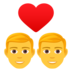 Couple With Heart: Man, Man Emoji Copy Paste ― 👨‍❤️‍👨 - joypixels