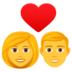 Couple With Heart: Woman, Man Emoji Copy Paste ― 👩‍❤️‍👨 - joypixels