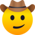 Cowboy Hat Face Emoji Copy Paste ― 🤠 - joypixels