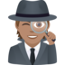 Detective: Medium Skin Tone Emoji Copy Paste ― 🕵🏽 - joypixels