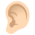Ear: Light Skin Tone Emoji Copy Paste ― 👂🏻 - joypixels