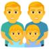 Family: Man, Man, Boy, Boy Emoji Copy Paste ― 👨‍👨‍👦‍👦 - joypixels