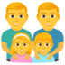Family: Man, Man, Girl, Boy Emoji Copy Paste ― 👨‍👨‍👧‍👦 - joypixels