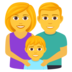Family: Man, Woman, Boy Emoji Copy Paste ― 👨‍👩‍👦 - joypixels