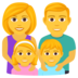 Family: Man, Woman, Girl, Boy Emoji Copy Paste ― 👨‍👩‍👧‍👦 - joypixels