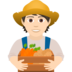 Farmer: Light Skin Tone Emoji Copy Paste ― 🧑🏻‍🌾 - joypixels