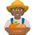 Farmer: Medium-dark Skin Tone Emoji Copy Paste ― 🧑🏾‍🌾 - joypixels