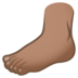 Foot: Medium Skin Tone Emoji Copy Paste ― 🦶🏽 - joypixels