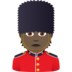Guard: Dark Skin Tone Emoji Copy Paste ― 💂🏿 - joypixels