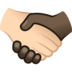 Handshake: Light Skin Tone, Dark Skin Tone Emoji Copy Paste ― 🫱🏻‍🫲🏿 - joypixels