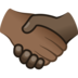Handshake: Medium-dark Skin Tone, Dark Skin Tone Emoji Copy Paste ― 🫱🏾‍🫲🏿 - joypixels