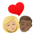 Kiss: Woman, Man, Medium-light Skin Tone, Medium-dark Skin Tone Emoji Copy Paste ― 👩🏼‍❤️‍💋‍👨🏾 - joypixels