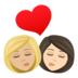 Kiss: Woman, Woman, Medium-light Skin Tone, Light Skin Tone Emoji Copy Paste ― 👩🏼‍❤️‍💋‍👩🏻 - joypixels