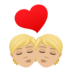 Kiss: Medium-light Skin Tone Emoji Copy Paste ― 💏🏼 - joypixels