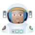 Man Astronaut: Medium Skin Tone Emoji Copy Paste ― 👨🏽‍🚀 - joypixels