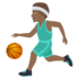 Man Bouncing Ball: Medium-dark Skin Tone Emoji Copy Paste ― ⛹🏾‍♂ - joypixels