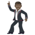 Man Dancing: Dark Skin Tone Emoji Copy Paste ― 🕺🏿 - joypixels