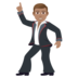 Man Dancing: Medium Skin Tone Emoji Copy Paste ― 🕺🏽 - joypixels