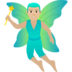 Man Fairy: Medium-light Skin Tone Emoji Copy Paste ― 🧚🏼‍♂ - joypixels