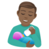 Man Feeding Baby: Medium-dark Skin Tone Emoji Copy Paste ― 👨🏾‍🍼 - joypixels