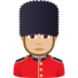 Man Guard: Medium-light Skin Tone Emoji Copy Paste ― 💂🏼‍♂ - joypixels
