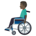 Man In Manual Wheelchair: Dark Skin Tone Emoji Copy Paste ― 👨🏿‍🦽 - joypixels