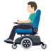 Man In Motorized Wheelchair: Light Skin Tone Emoji Copy Paste ― 👨🏻‍🦼 - joypixels