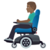Man In Motorized Wheelchair: Medium-dark Skin Tone Emoji Copy Paste ― 👨🏾‍🦼 - joypixels