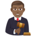 Man Judge: Medium-dark Skin Tone Emoji Copy Paste ― 👨🏾‍⚖ - joypixels