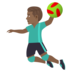 Man Playing Handball: Medium-dark Skin Tone Emoji Copy Paste ― 🤾🏾‍♂ - joypixels