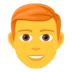Man: Red Hair Emoji Copy Paste ― 👨‍🦰 - joypixels
