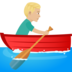 Man Rowing Boat: Medium-light Skin Tone Emoji Copy Paste ― 🚣🏼‍♂ - joypixels