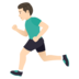 Man Running: Light Skin Tone Emoji Copy Paste ― 🏃🏻‍♂ - joypixels