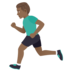 Man Running: Medium-dark Skin Tone Emoji Copy Paste ― 🏃🏾‍♂ - joypixels