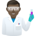 Man Scientist: Dark Skin Tone Emoji Copy Paste ― 👨🏿‍🔬 - joypixels