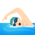 Man Swimming: Light Skin Tone Emoji Copy Paste ― 🏊🏻‍♂ - joypixels